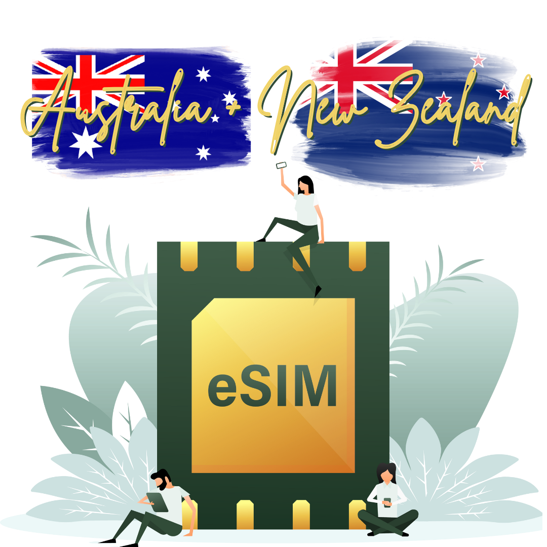 eSIM - Australien + Neuseeland