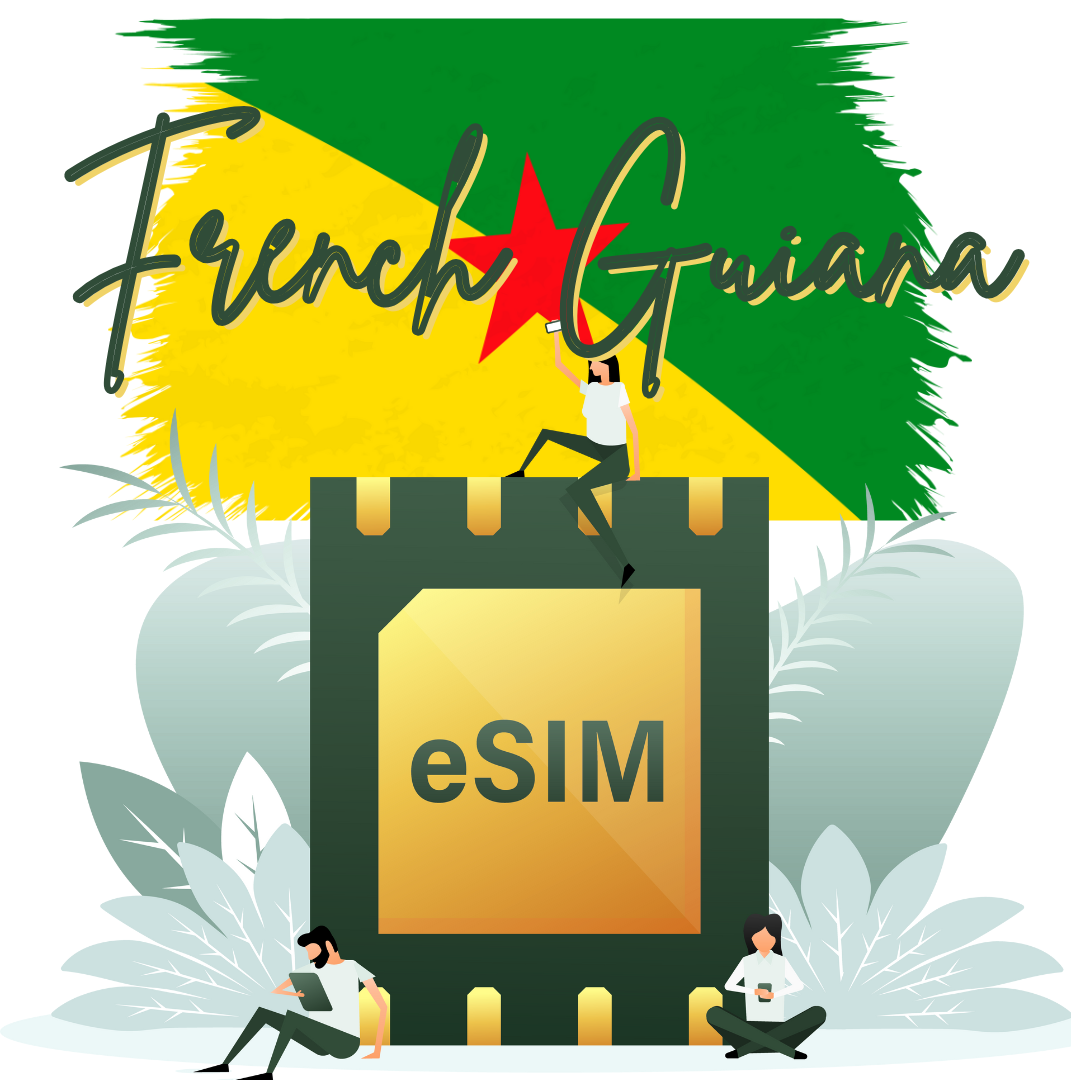 eSIM - Französisch-Guayana - 4G Highspeed