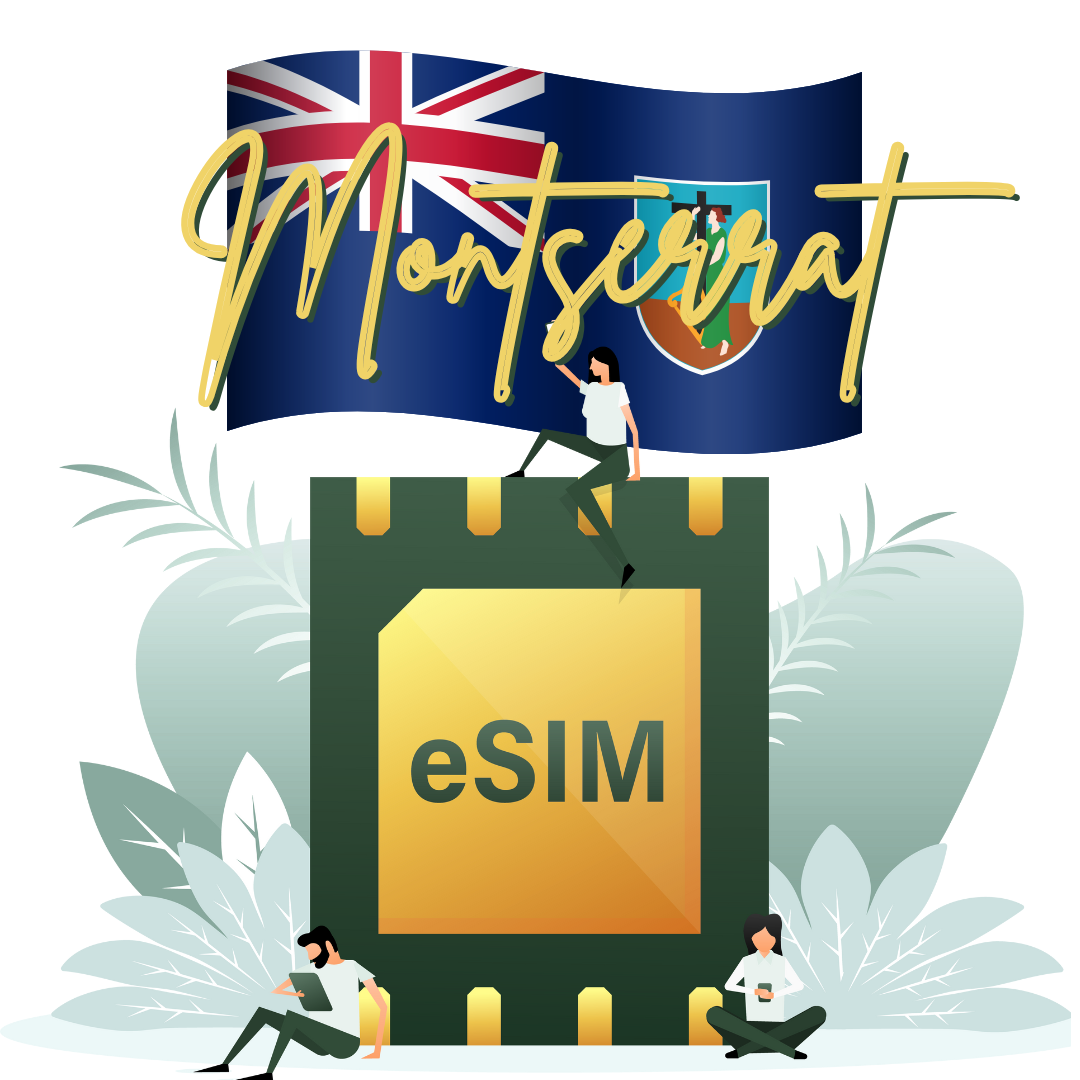 eSIM - Montserrat - 4G high speed